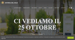 Desktop Screenshot of osteriadelsolecesenatico.com