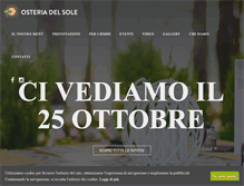 Tablet Screenshot of osteriadelsolecesenatico.com